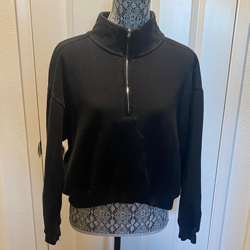 EUC VS Pink Zip Sweatshirt